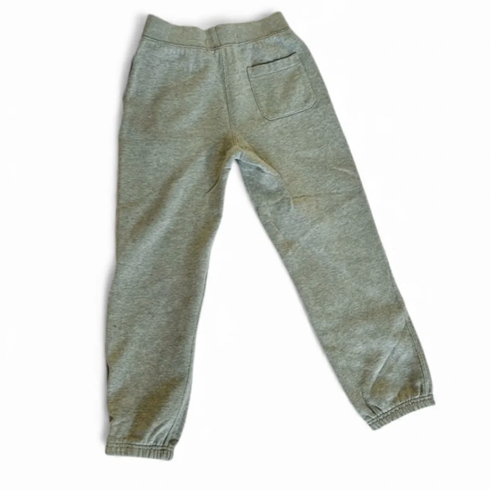 Polo by Ralph Lauren Gray Joggers w Logo Accents + Tshirt Bundle Boys Sz S (8)